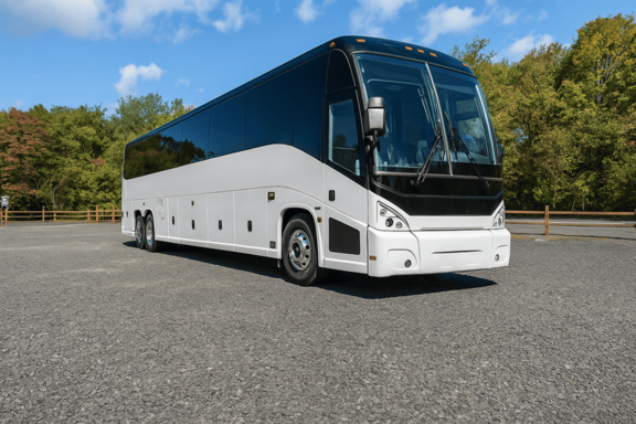 Bus Rental Company Cambridge 56 Passenger Charter Bus
