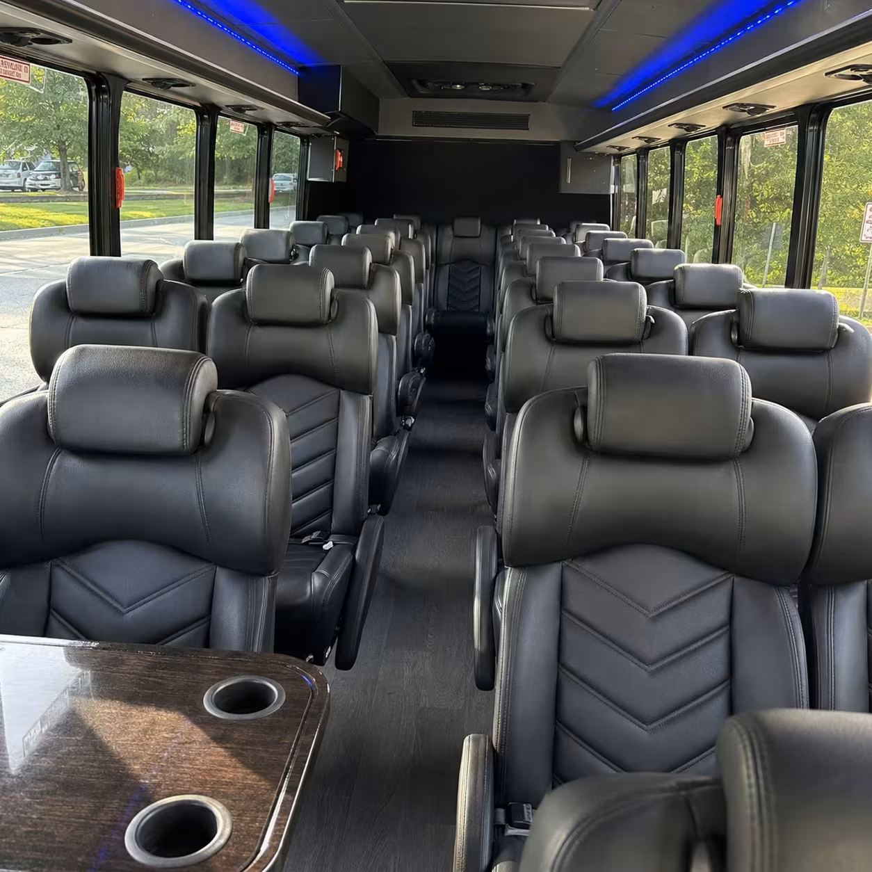 35 passenger minibus interior