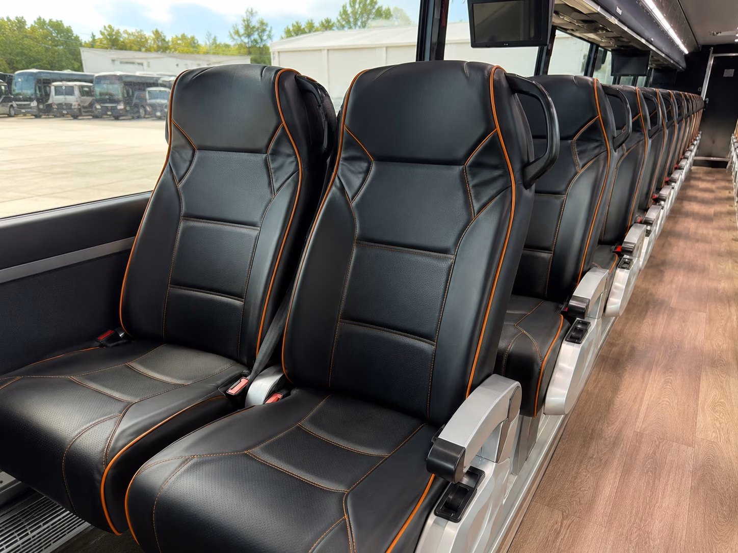cambridge charter bus interior