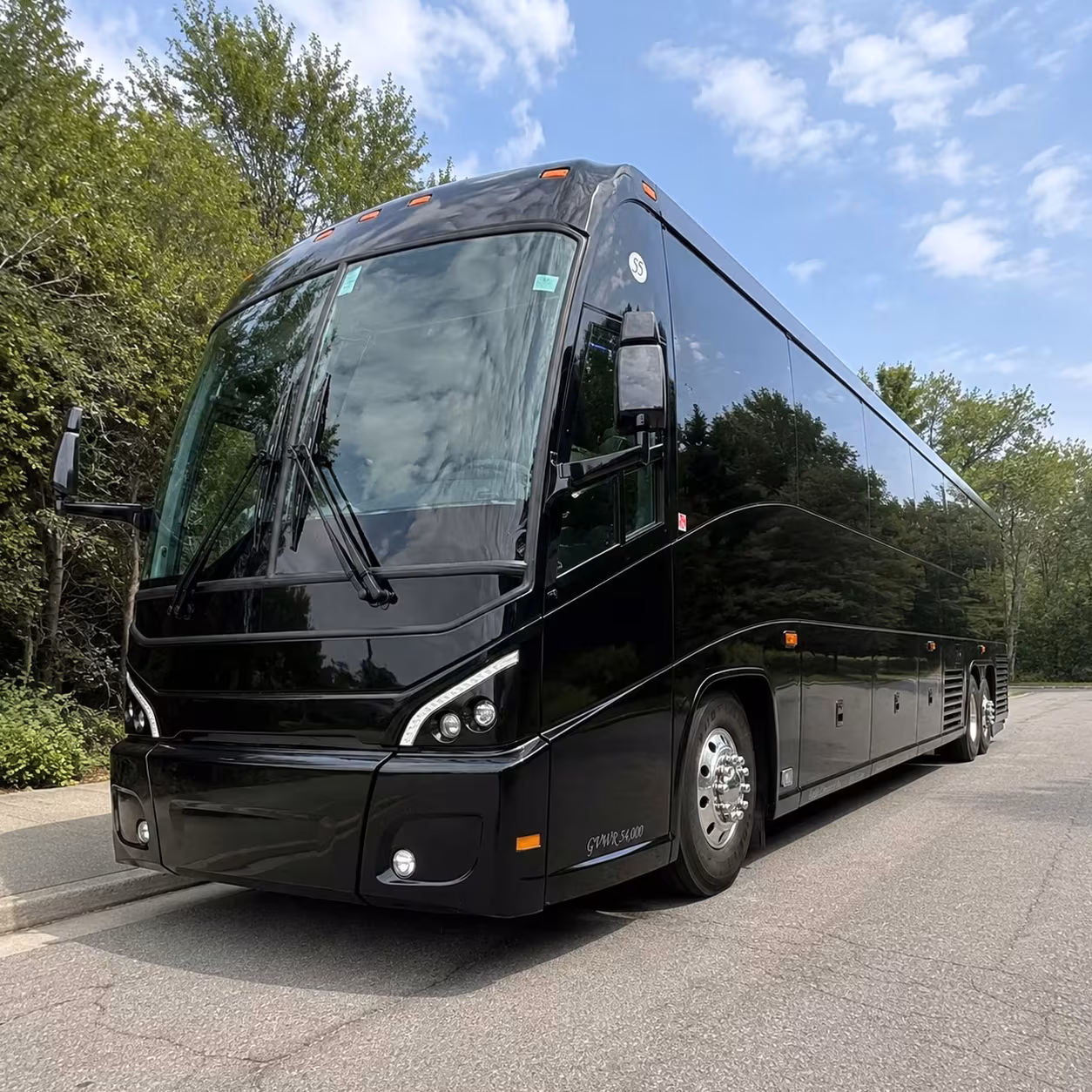 cambridge charter bus rental exterior