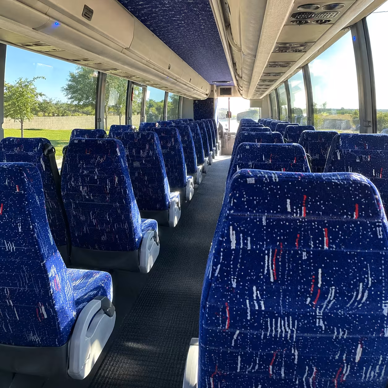 cambridge charter bus rental inside
