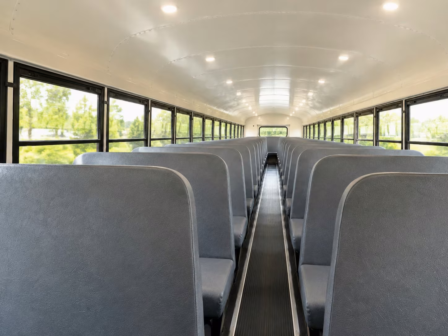 school bus interior