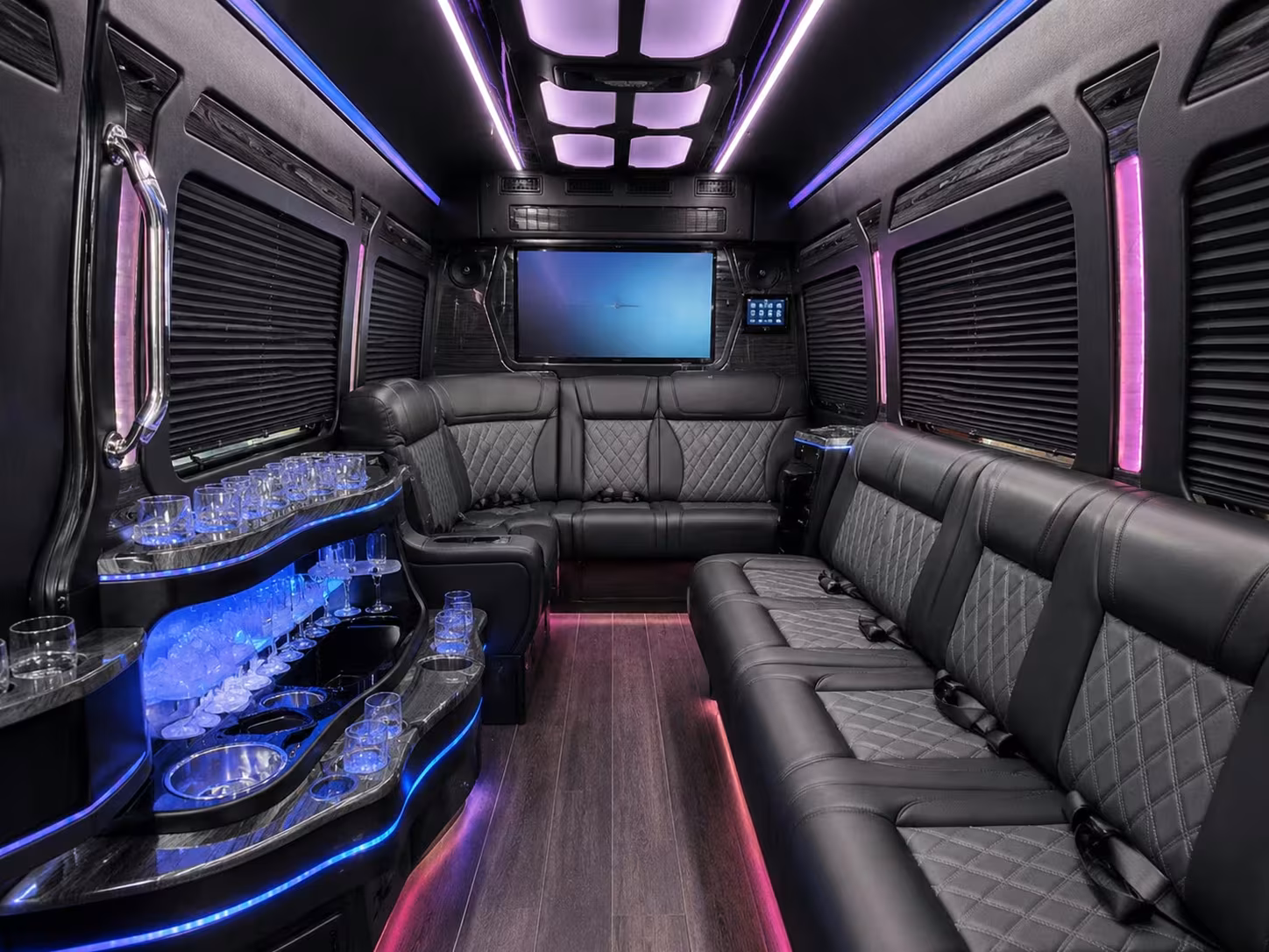 sprinter van rentals for cambridge wedding party transportation
