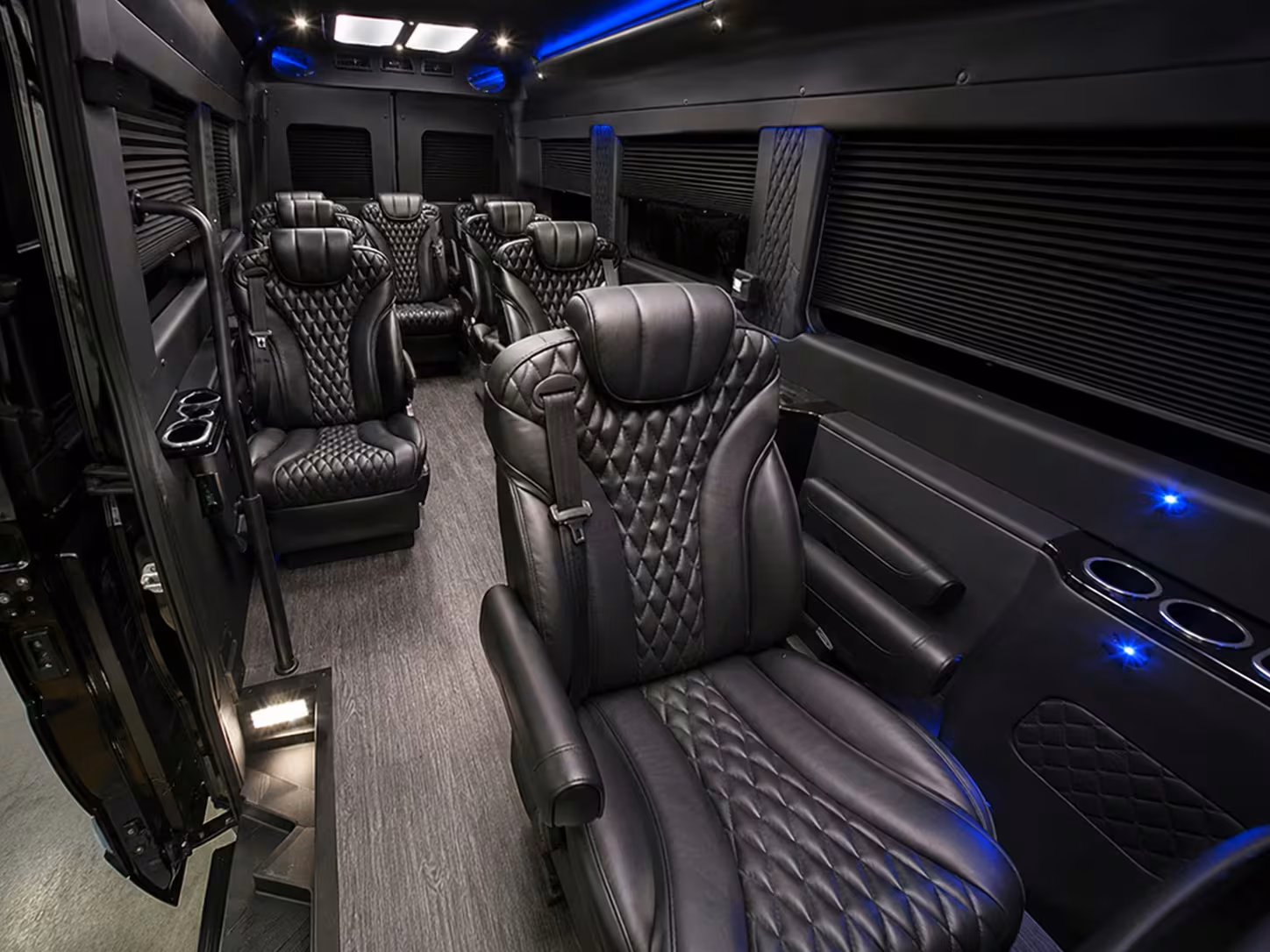 sprinter van with driver inside